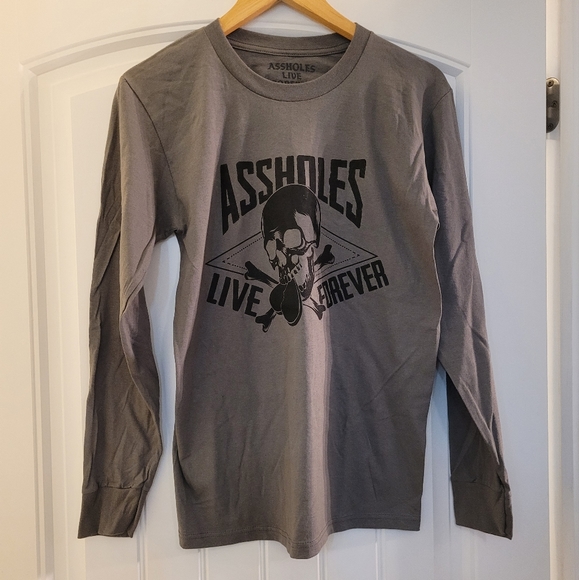 NWOT Assholes Live Forever Tee Small - Picture 1 of 5